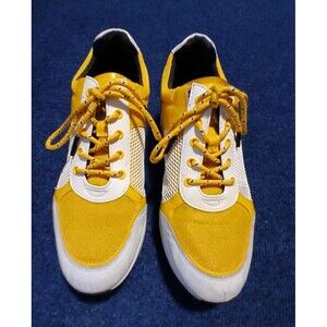 Michael Kors Ladies Yellow/Black Tennis Shoes